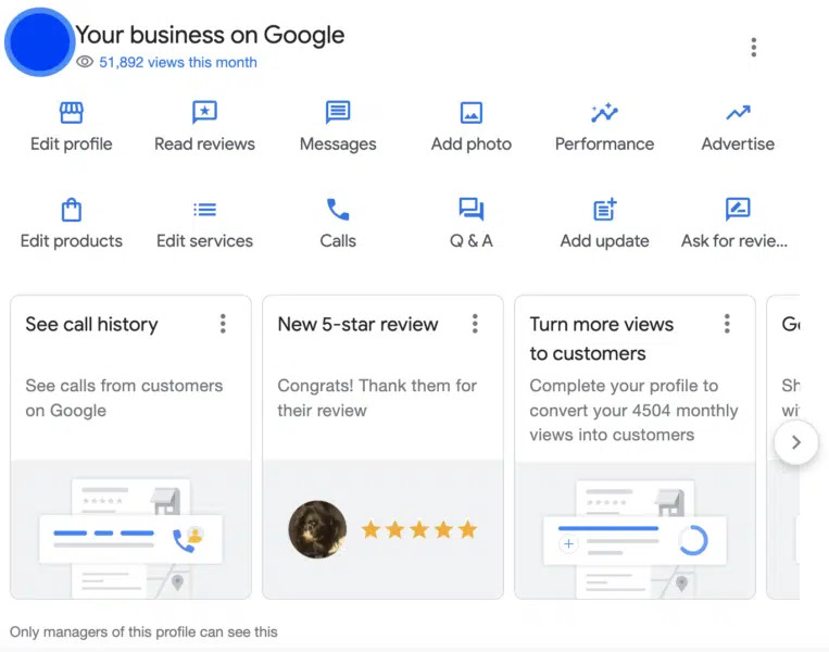 fiche Google My Business