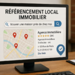 agence immobilière référencement local