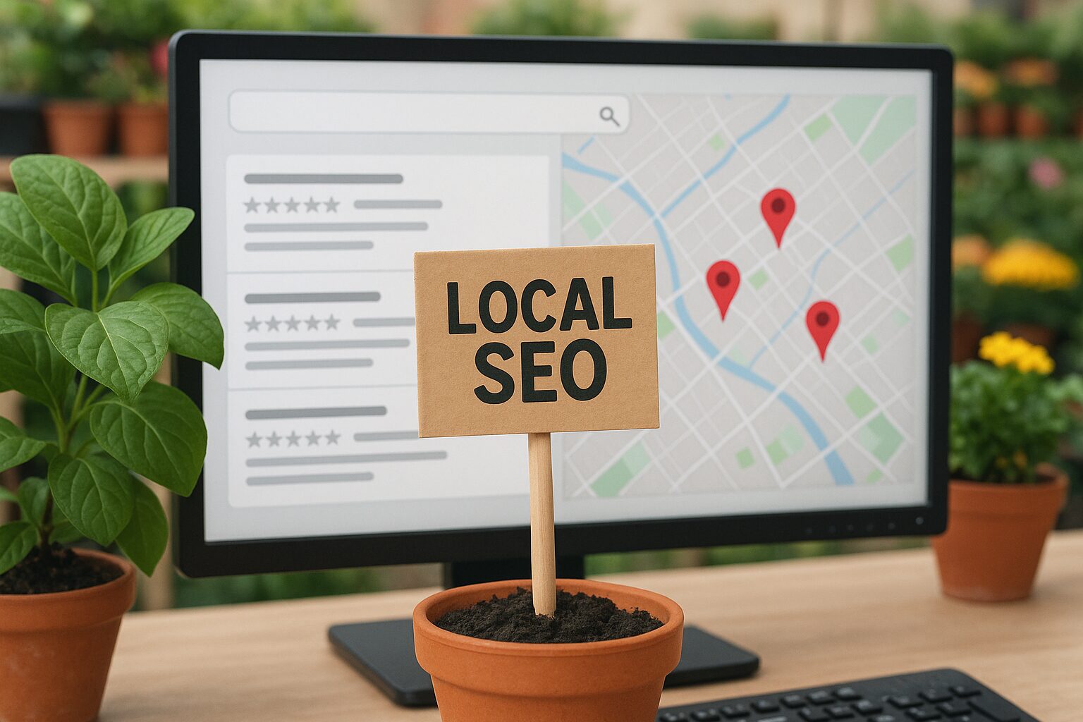 référencement local horticole